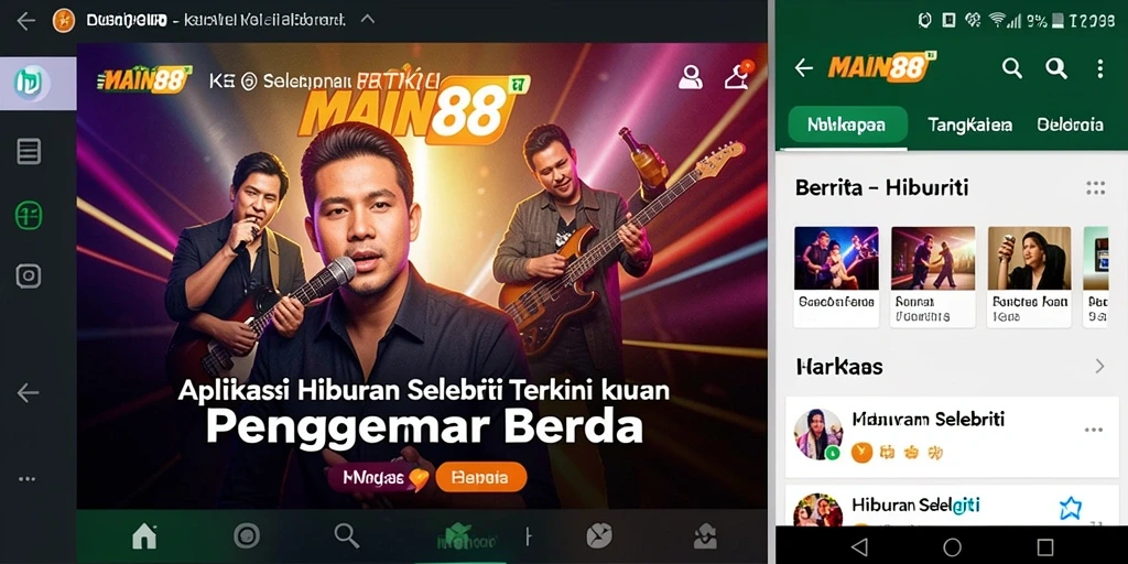 Tampilan antarmuka aplikasi MAIN88 yang menarik dan mudah digunakan.